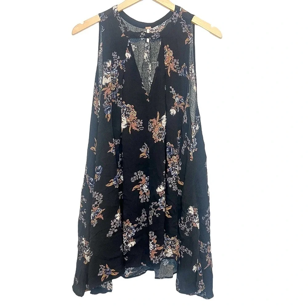 Free People Tree Swing Dress Snap Out of It Size Small